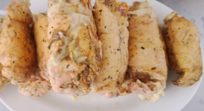 Rollos de pollo horneados: el snack perfecto para cafeterías y eventos